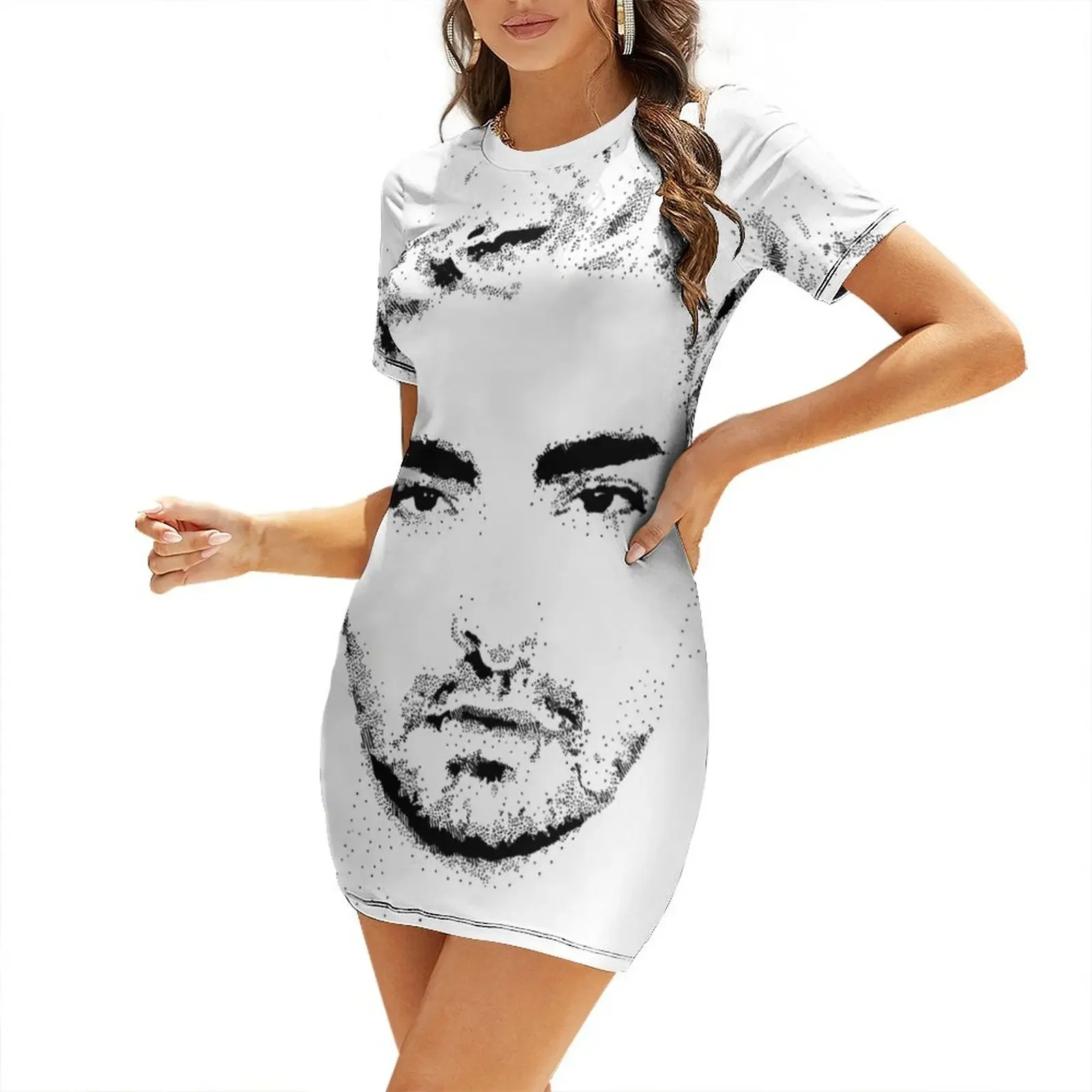 

Bill Kaulitz - Tokio Hotel Short-Sleeved Dress bandage dress luxury evening dresses 2025 Woman clothes party dresses women Dress