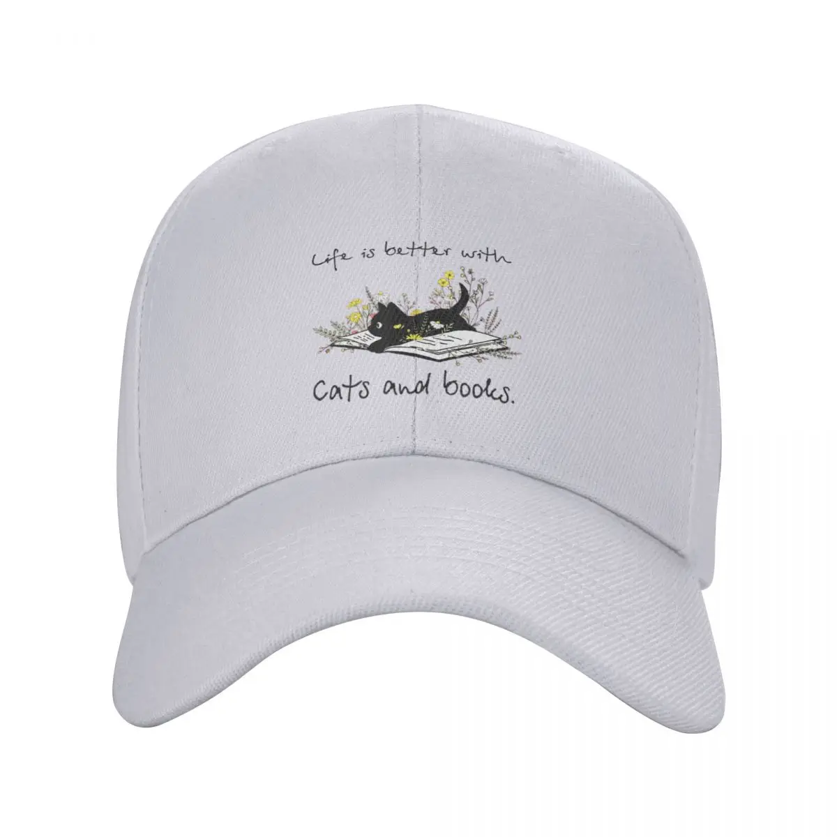 Casquette de baseball Life Is Better with Cats and Cleaning pour hommes et femmes, chapeau de designer personnalisé, chapeaux drôles