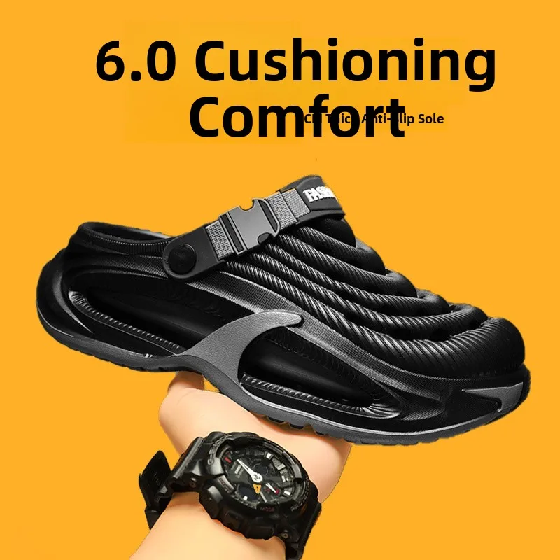 Men's 2026 New Summer Driving Sport Sandals Beach Outdoor Wear-Resistant Anti-Slip Open-Toe Clog Shoes for Women