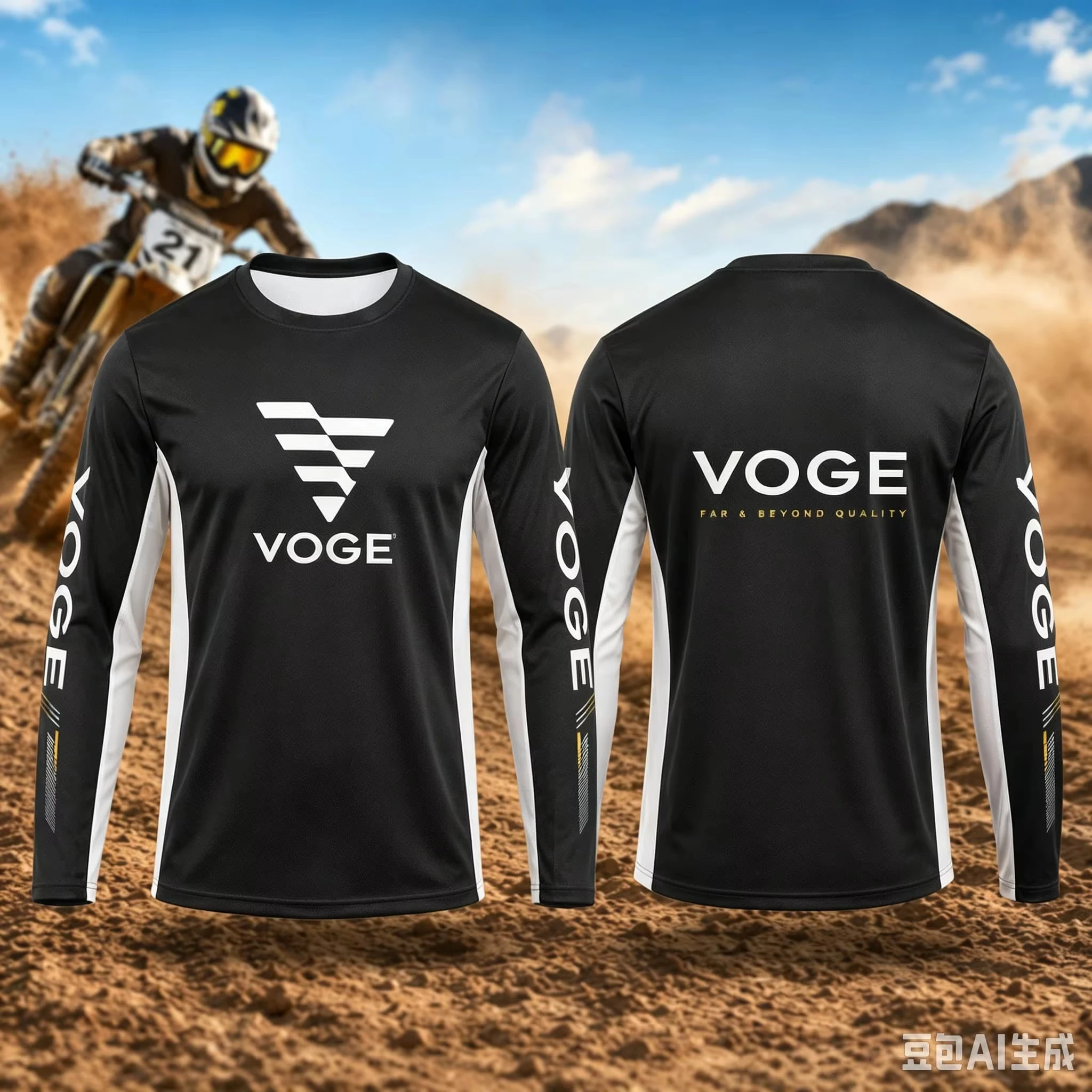 2027 Hot Sale VOGE Motorcycle Rider Long Sleeve T Shirt Adventure Touring Gear Breathable Quick Dry Outdoor Riding Clothing