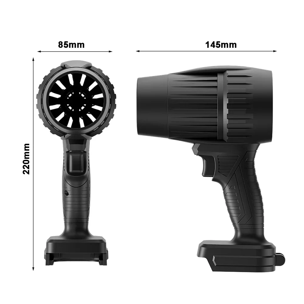 JANGKLIFE Stepless Speed High Power Leaf Blower Handheld Mini Jet Fan for Makita Battery