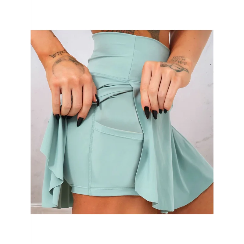 ABP-jupes de Tennis pour femmes avec poches jupes de Golf taille haute jupes athlétiques Mini jupe plissée entraînement