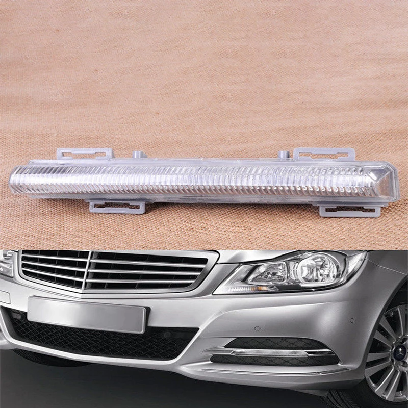 2010-2014 For C Class W204 Daytime Running Light  OEM A 2049069000 right  A 2049068900 left LED