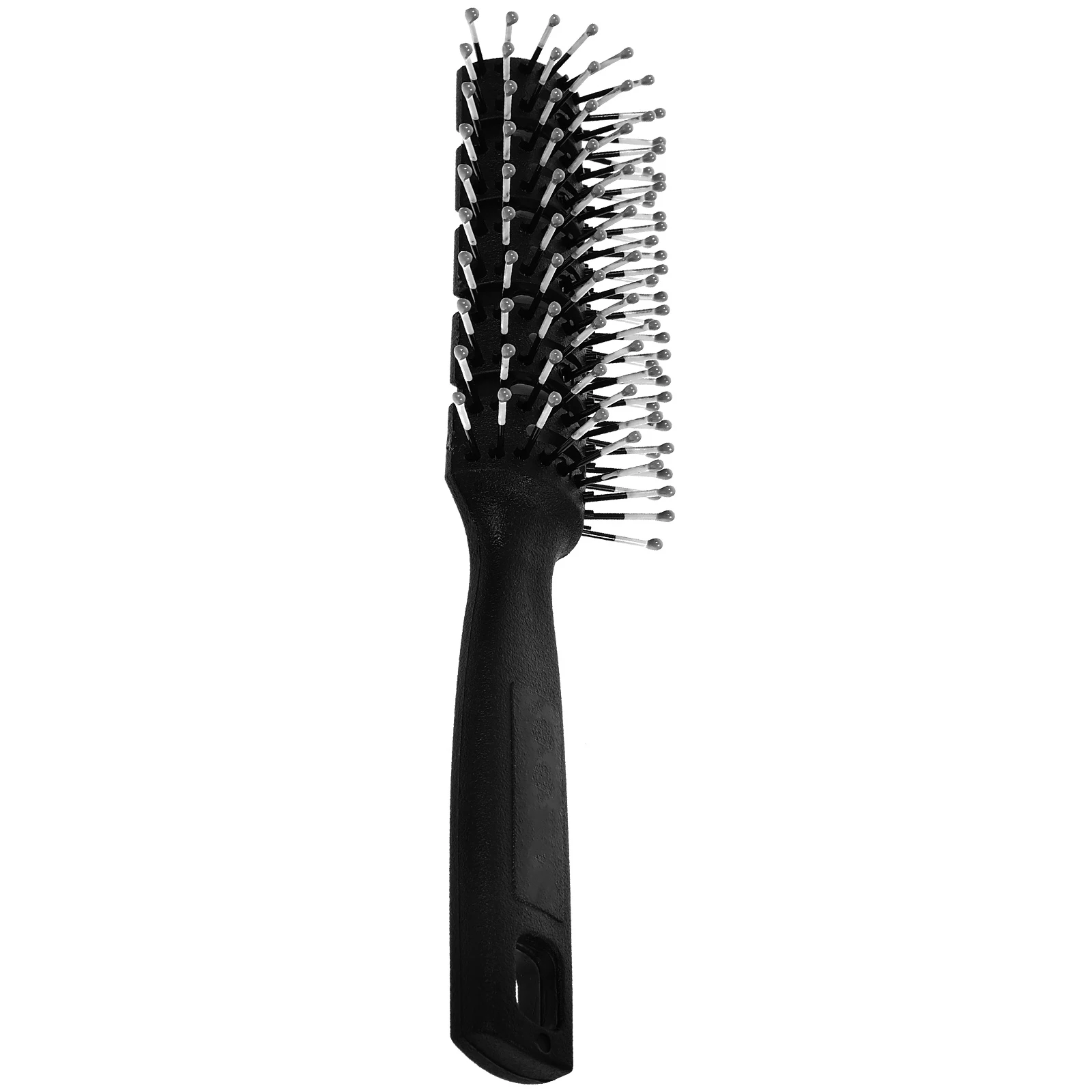 

1pc Massage Anti-Static Hair Styling Detangling Rib Comb Scalp Relaxation Ergonomic Comb For Hair Care (Black)