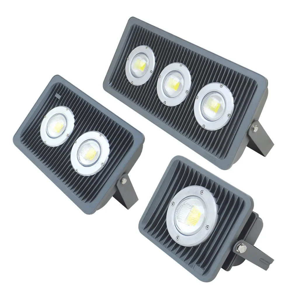 High Brightness Die-Casting Aluminum Flood Light for Outdoor Lighting IP65 Waterproof 40W 50W 80W 100W 120W