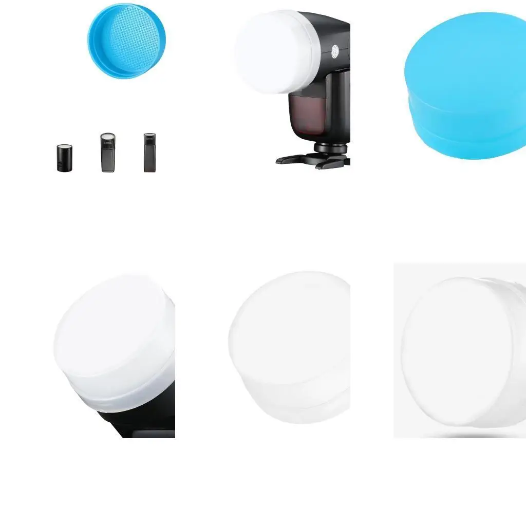 

Y1UB Circular Flash Softbox Reduction Soft Box Diffuser for AD100 AD200 AD200 DSLR Cameras Accessories