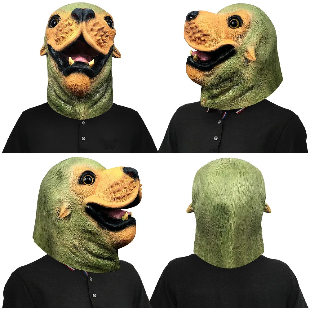 Lustige Realistische Robbenmaske, Vollkopf-Robbenmaske, Erwachsenen-Scherzartikel Tierkopfmasken für Halloween-Karneval-Kostümparty – Detail 3