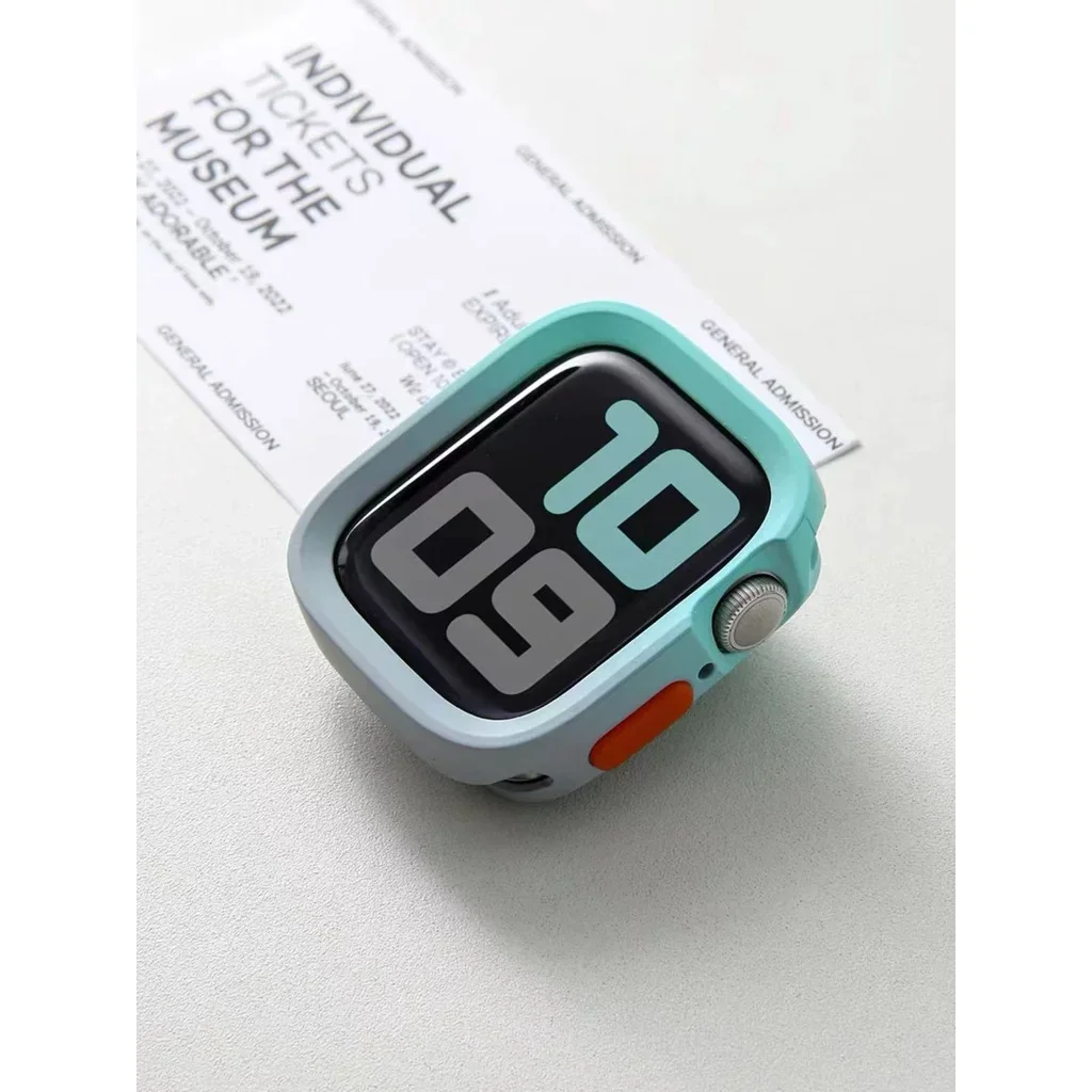 Silicone Sport Bumper Soft Case For Apple Watch 10 9 8 7 6 SE 5 Anti-drop Matte Cover For iwatch 46mm 49mm 41mm 40mm 44mm 45mm image 5