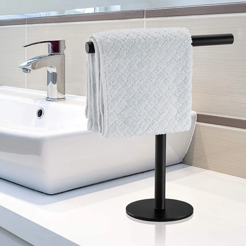 

Movable Kitchen Towel Rack Display Stand Toilet Paper Roll Holder Towel Rack Bathroom Useful Things For Home Organizer Bathroom