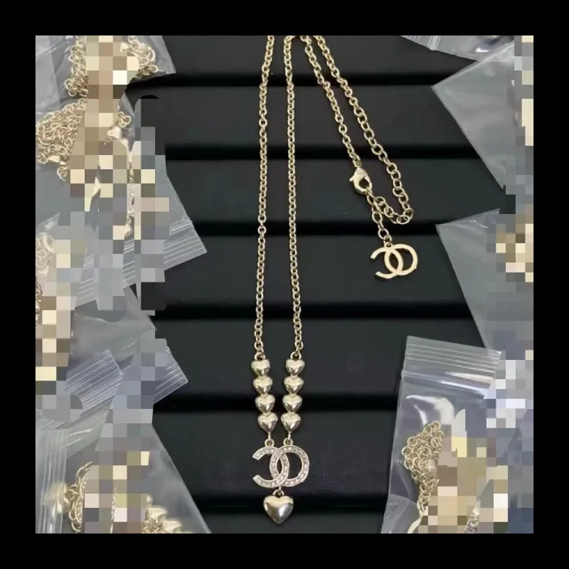 

Классическое ожерелье с четырнадцатью цветком, женское двойное, легкое, роскошное, высококачественное жемчужное ожерелье с цветком любви