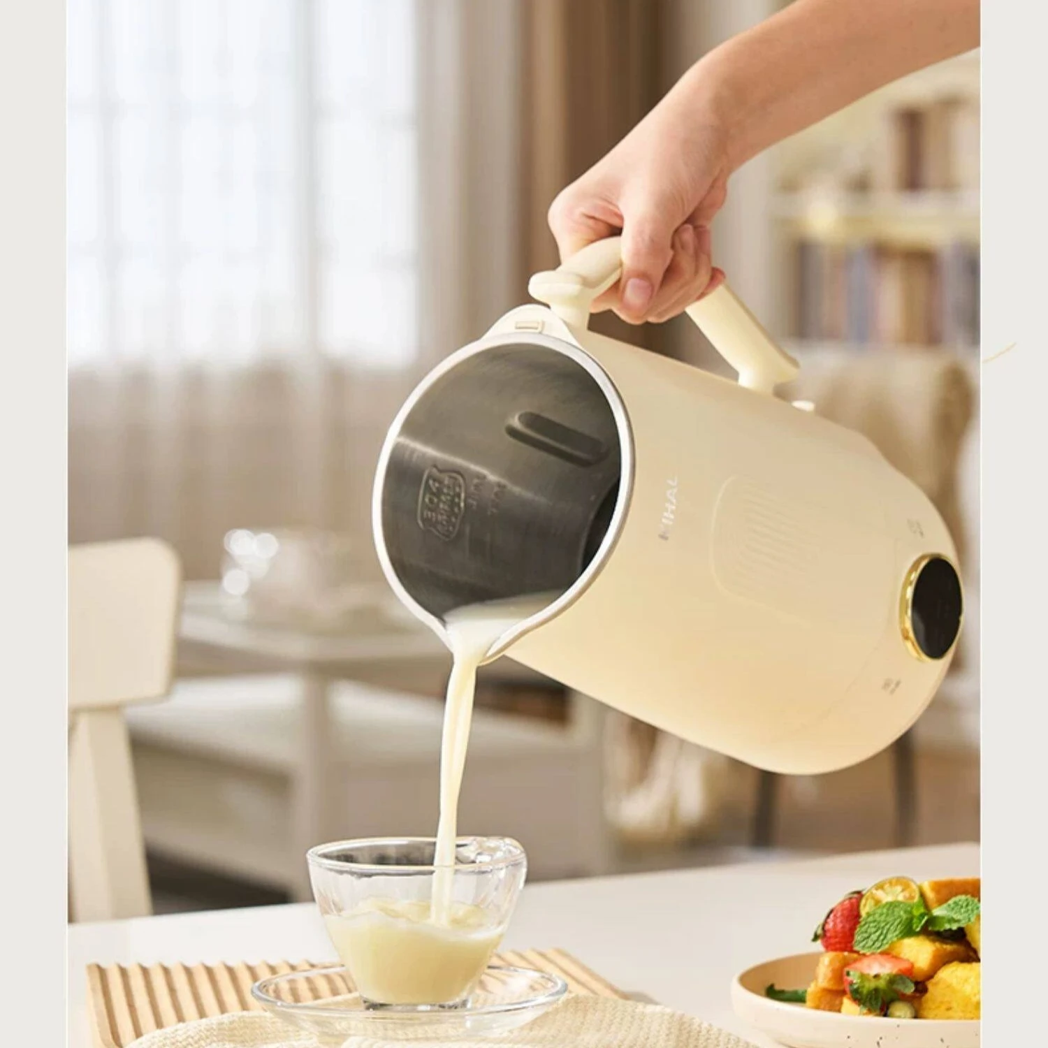 Wall breaker can be disassembled and washed, split and disassembled, household automatic multi-functional soybean milk machine
