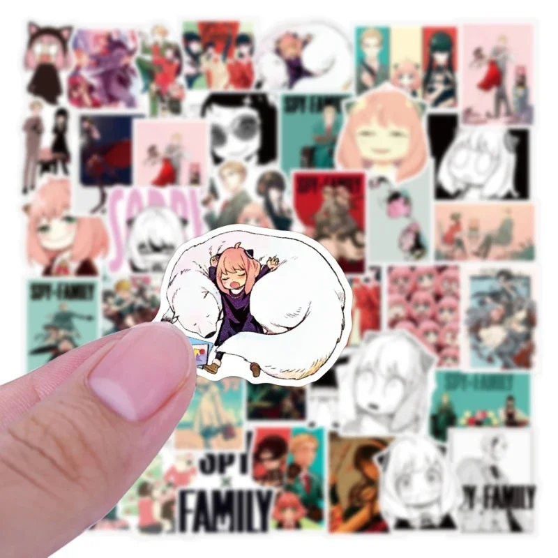 50/30/10PCS Yor Forger Loid Forger Anya Forger Anime Surrounding Graffiti Stickers Mobile Tablet Skateboard Waterproof Stickers