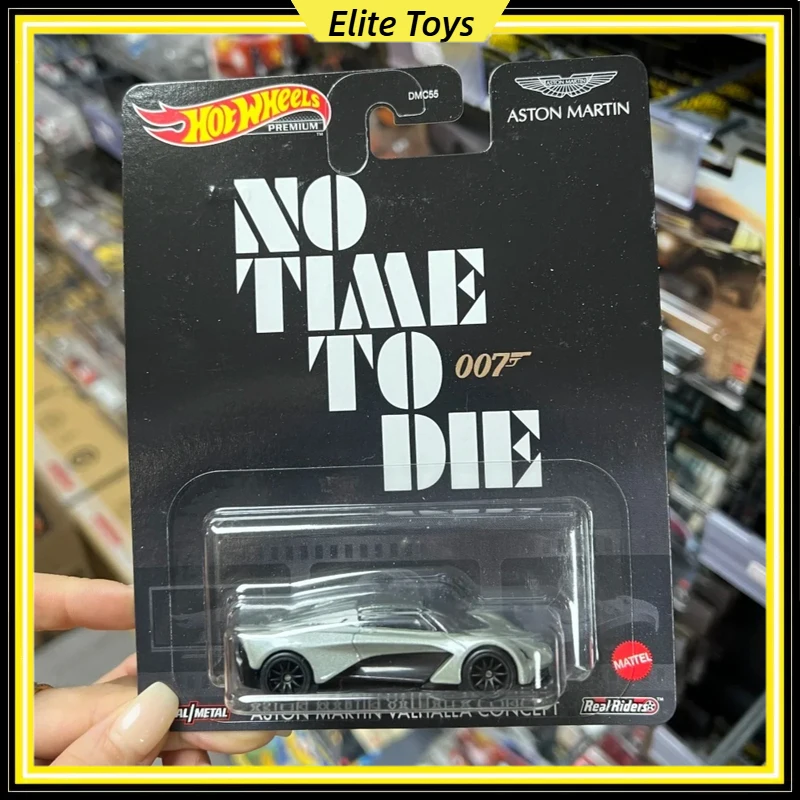 

Hot Wheels Premium Diecast Car Model Aston Martin Valhalla Concept 007 No Time To Die Pop Culture Rubber Tires Metal Display Toy