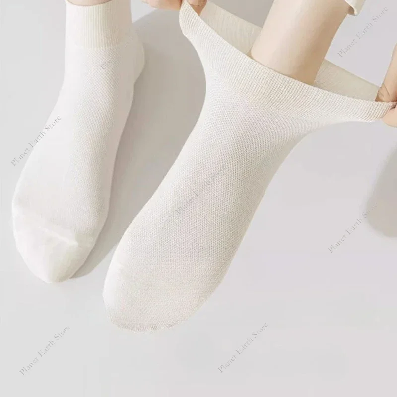 5 ペア 4.5 センチメートル使い捨て圧縮靴下ユニセックスポータブル旅行靴下吸汗性通気性洗濯不要の使い捨て靴下 36-43