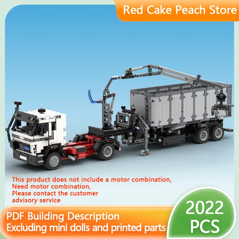 

Модель городской автомобиль MOC, строительные кирпичи, классический NG 1632, грузовик и прицеп, модульная технология, детские праздничные подарки, сборный игрушечный костюм