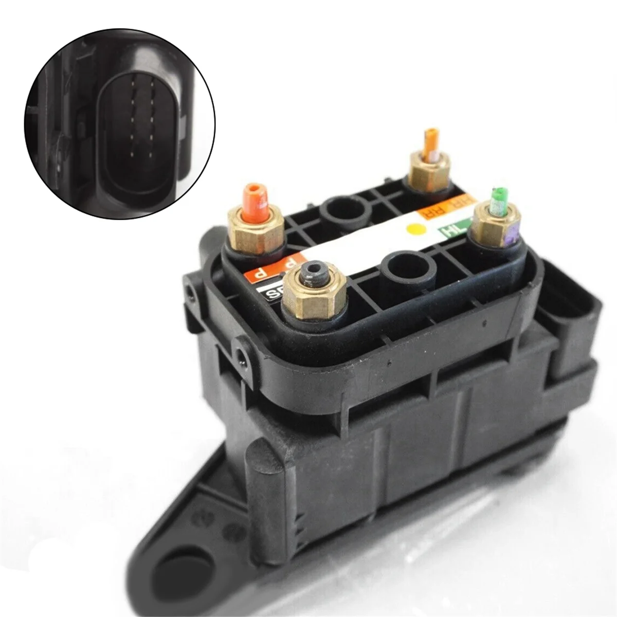 4J7002V:8 Car Air Suspension Solenoid Valve Distribution Valve for JAGUAR XJ XJR XJR575 10 11 12 13 14 15 2016 2017