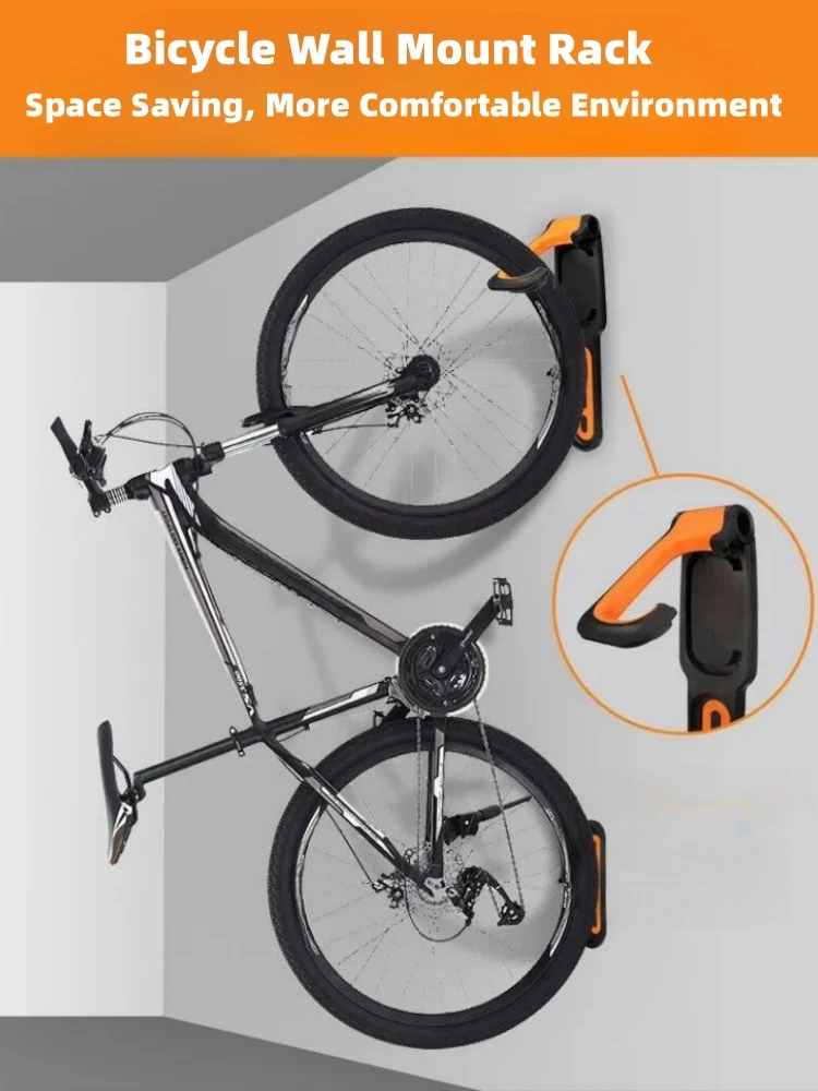 AliExpress NONE Bicycle Wall Mount Rack Foldable Vertical Bike Rack Wall Mounted Vertical MTB Storage Hanger Cycling Display Stand