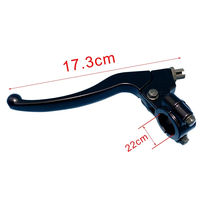 Poignée de levier d'embrayage en alliage d'aluminium 22mm 7/8 pouces, adaptée à la moto tout-terrain