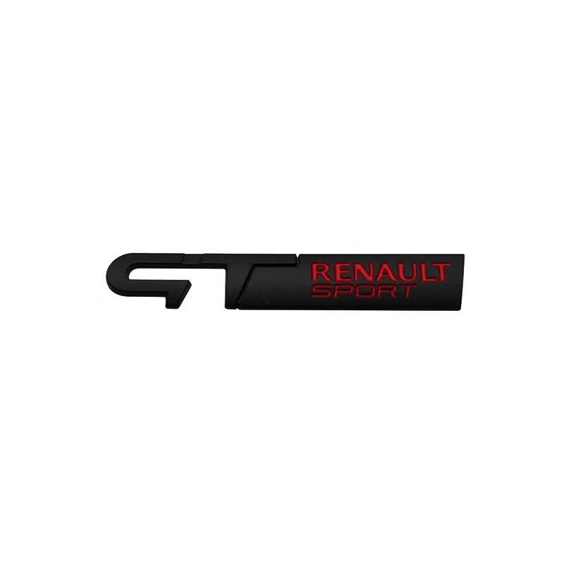 Megane 2 3 4 5 Duster Logan Clio Laguna 2 Capture Arkana GT Sport Fender Trunk 3D نمط السيارة، الملصقات الخلفية، الشعارات، شارات، عصا