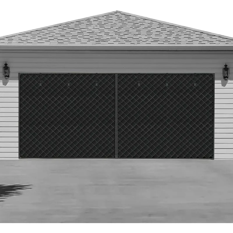 Garage Door Screen for Winter，Garage Insulated Door Curtain ,Weatherproof, Windproof, Soundproof(16 * 7Ft)