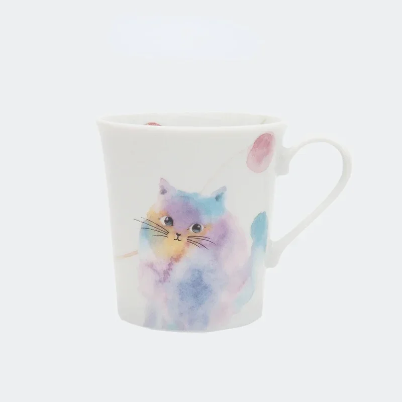 Ceramic Color Cat Coffee Mug Cute mugs Ceramic Mug funny coffee mug Unique Milk Tea Cups   for Kids Women Girls Women Lady