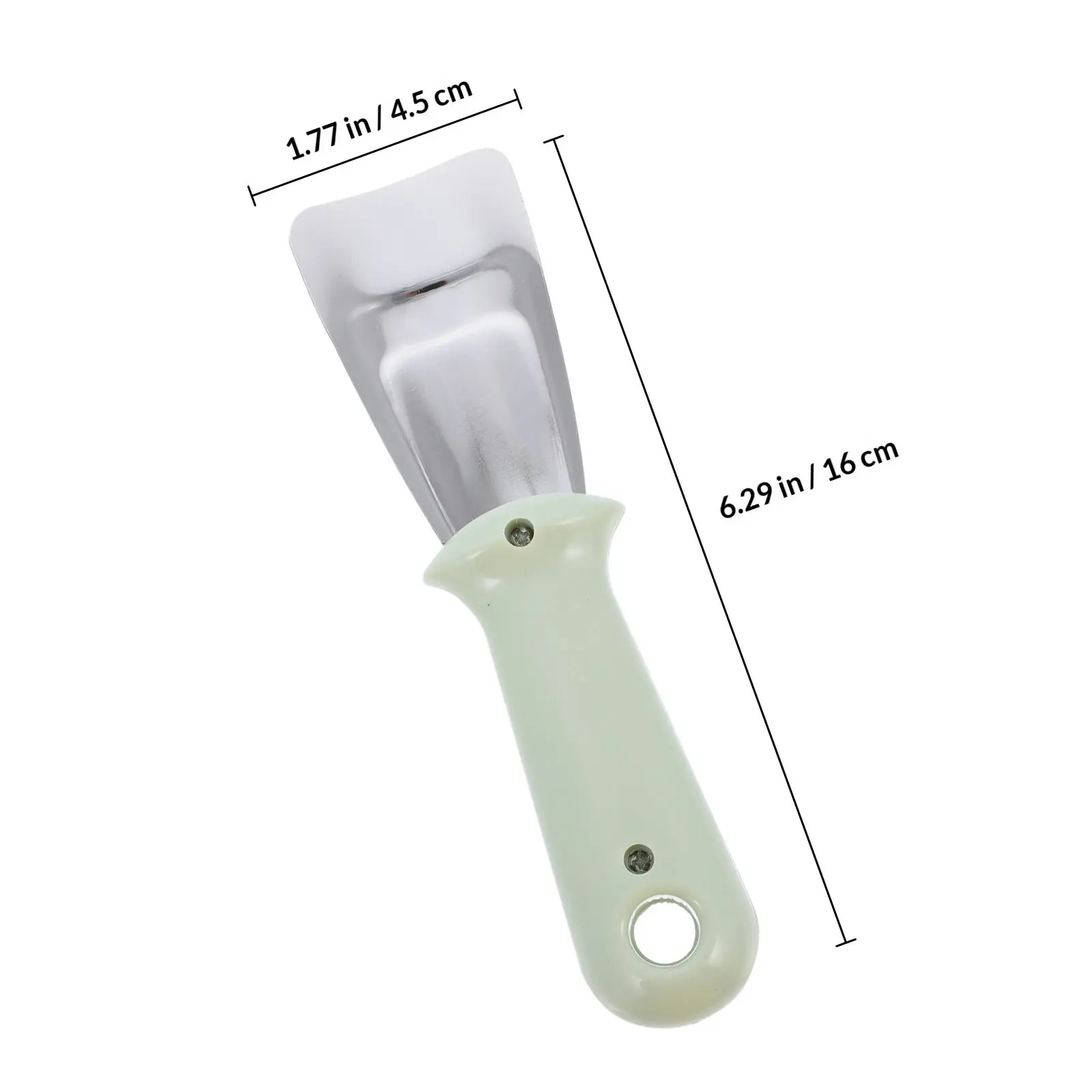 4Pcs Ice Removal Scraper Plastic Stainless Steel Ergonomic Handle Refrigerator Ice Shovel Deicing Tool Kitchen Scraper