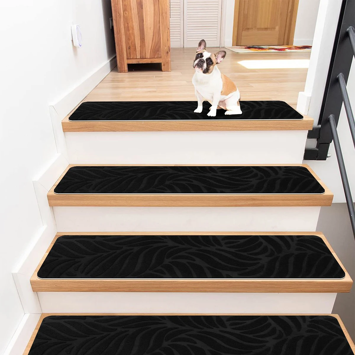 Self-adhesive Stair Mats Kids Safety Non-Slip Staircase Step Mat Machine Washable Stair Carpet Soft Floor Mat Home Decor