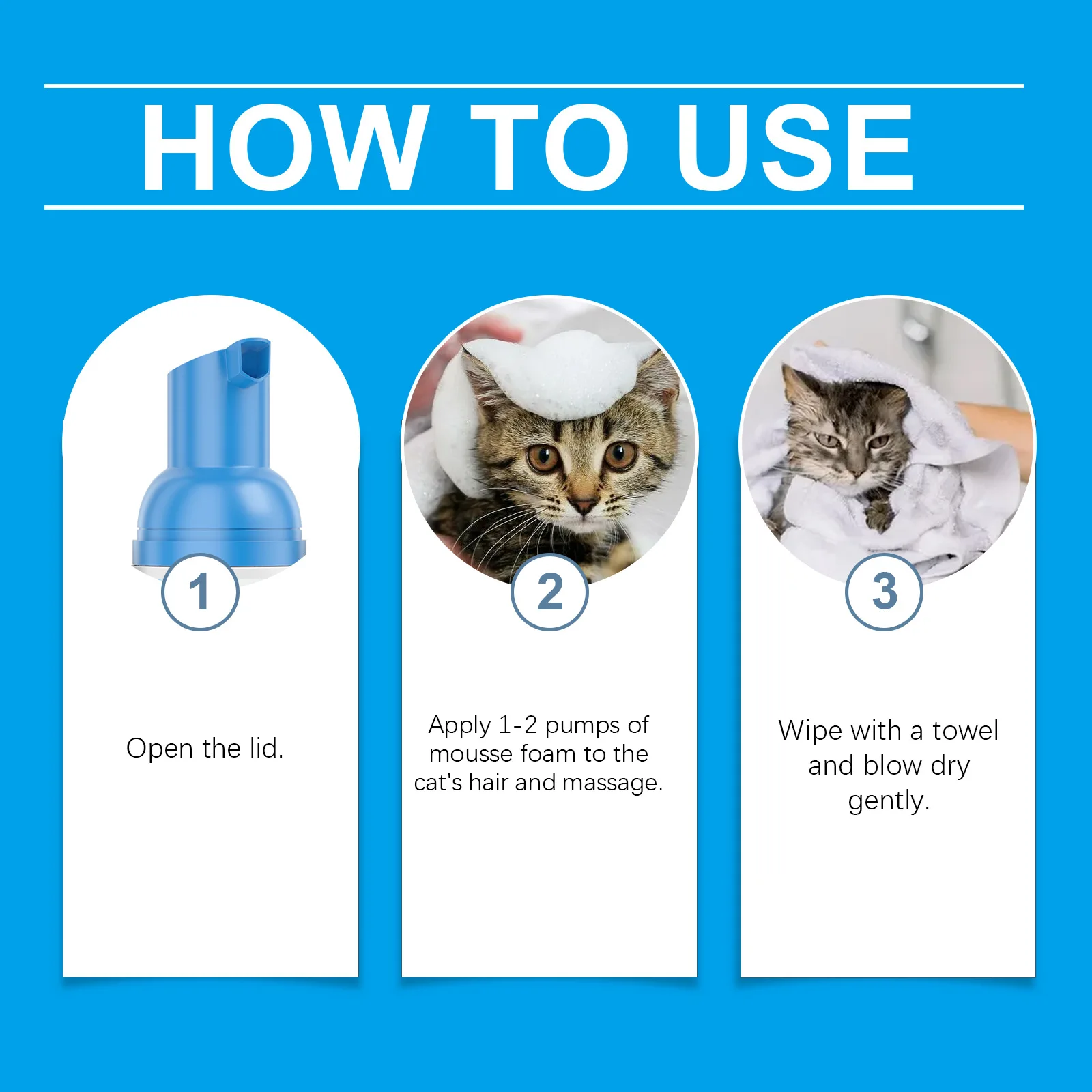 Kattshampoo för luktfritt och välvårdat kattpäls_voghion.com