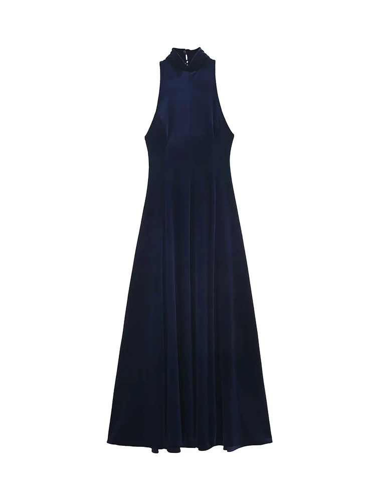 Robe longue de soirée Chic pour femmes, dos nu, Sexy, épaules dénudées, col roulé, slim, mode élégante, vêtements de fête