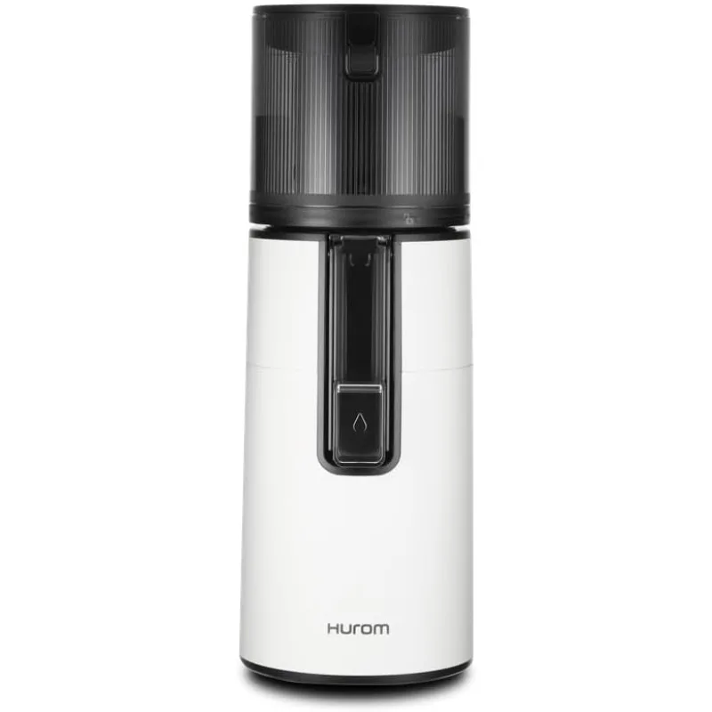 Hurom H400 Easy Clean Slow Juicer, White | Hands Free | Hopper Fits Whole Produce | Quiet Motor