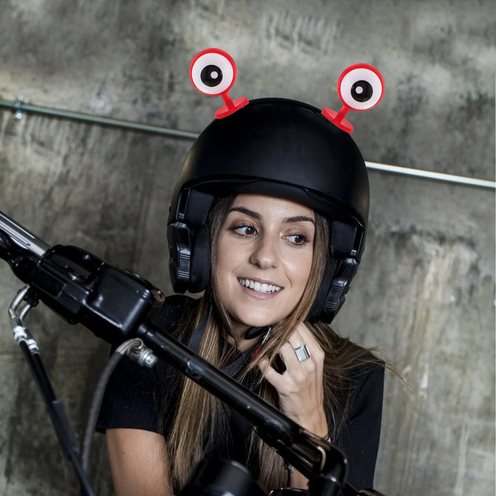 

6Pairs Eye Stickers Cute 3D Motorcycle Decoration Unique Motorcycle Accessories Funny Riding Gear Decals