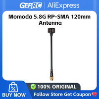 GEPRC Momoda 5.8G RP-SMA 120mm Antenna LHCP/RHCP 2PCS for FPV Drone Accessories Gain 2.0 dBi Good Gain Performance for MOZ7