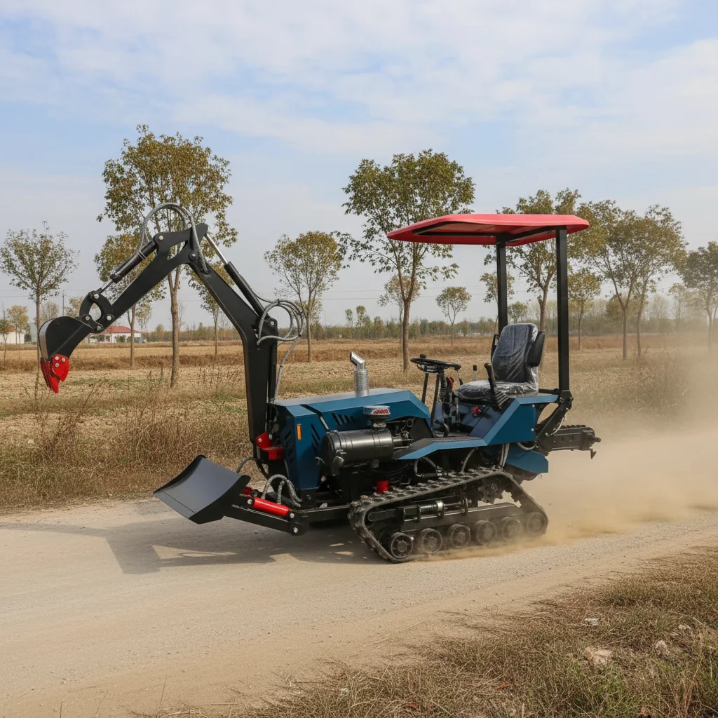 Customize Multi Terrain Crawler Tractor Perfect For Wetland Muddy And Mountainous Areas