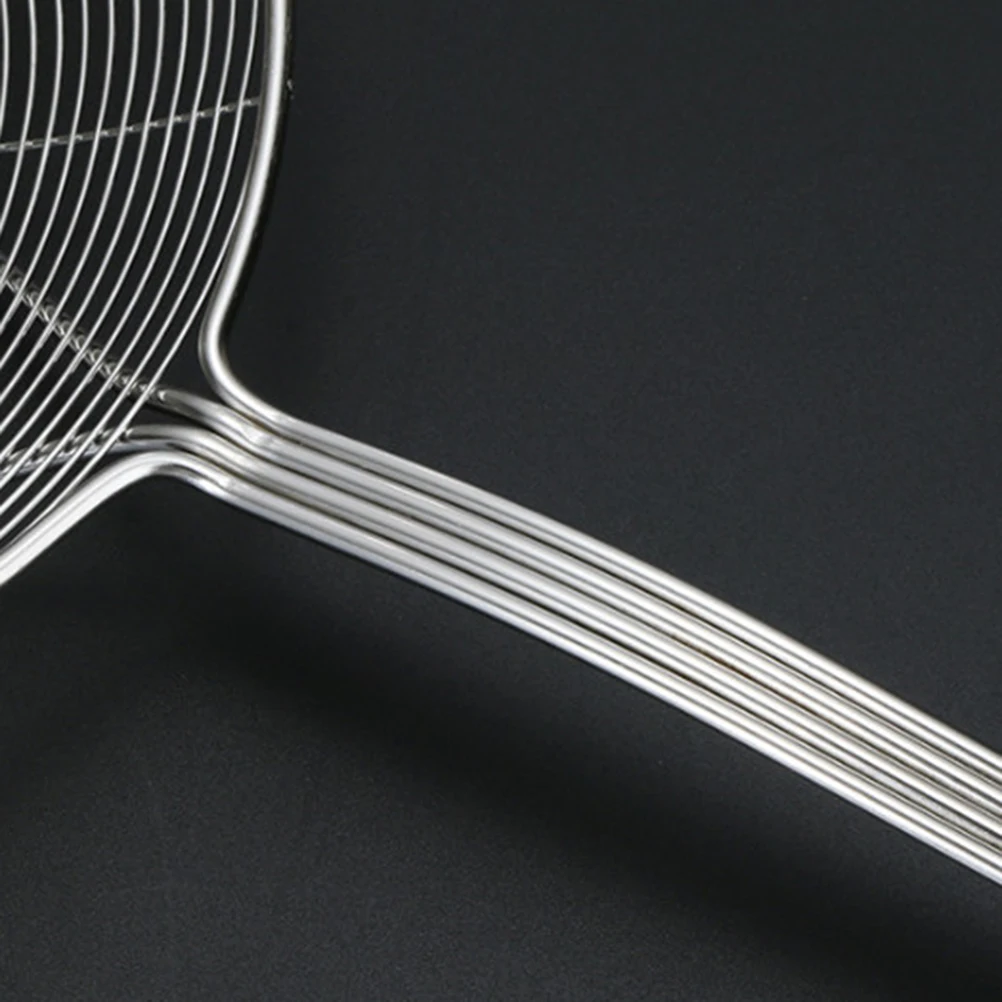 

1pc Stainless Steel 20Cm Long Handle Mesh Strainer For Hot Pot Noodles Vegetables Fries Cooking Kitchen Restaurant Tool Soup