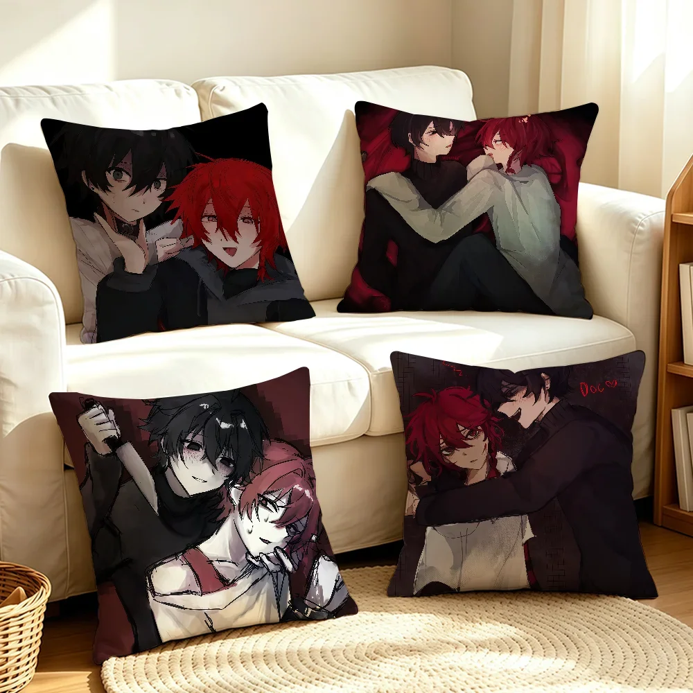 Game Z-Zeno Remake cushion cover Soft Smooth Pillow Case Hidden Zipper Washable Decorative Couch Office Gift