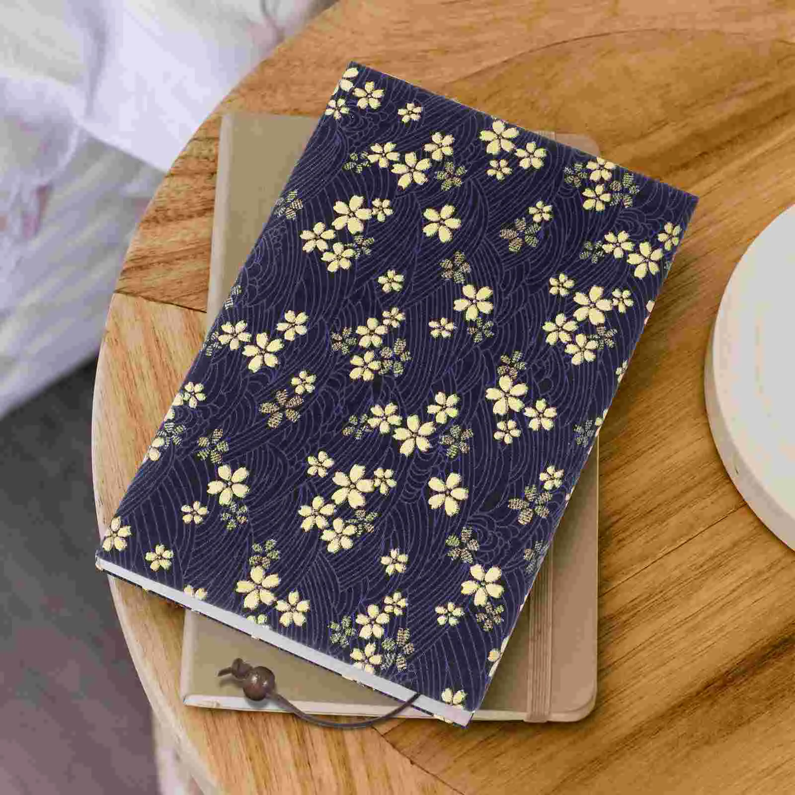 Funda de libro, Protector de tela lavable decorativo para tela escolar, piel hecha a mano