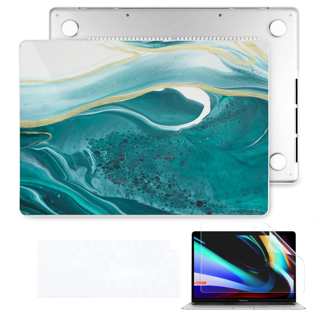 Новейший чехол для ноутбука Macbook Air 13 M1 A2337, чехол для MacBook Pro 13 M2 M3 Funda Pro 14 16 Air 15, чехол Retina pro 13,3 A1278