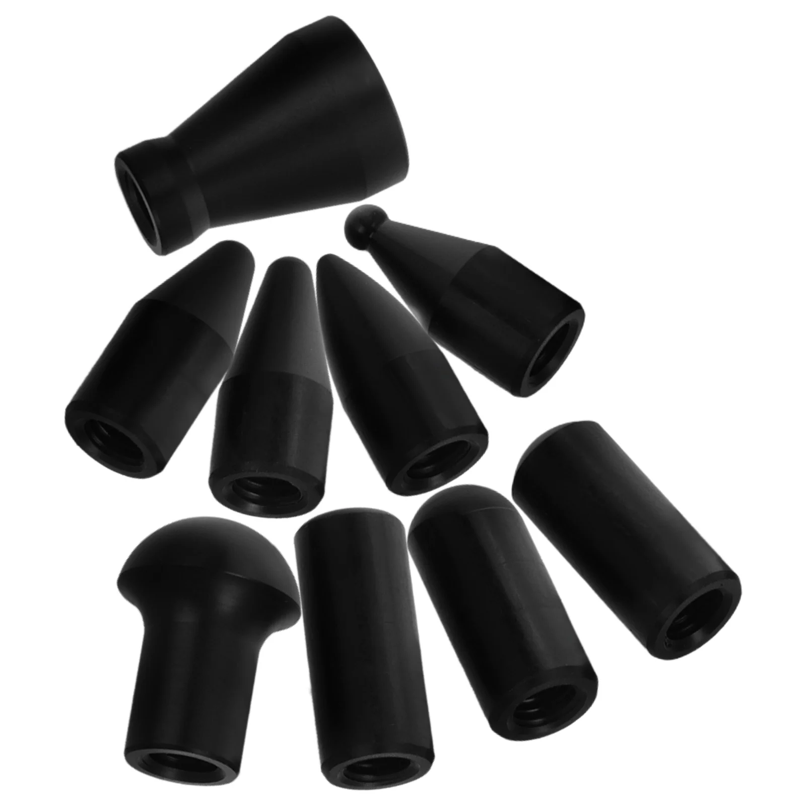 9 Pcs Kit Dent Repair Replacement Head Acorn Remover Car Tools Body Suite Auto Black