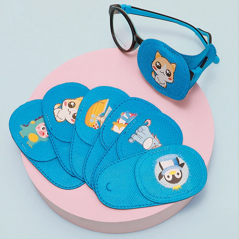 6PCS Children Health Care Kids Child Occlusion Medical Lazy Eye Patch Eyeshade For Kids Strabismus Treatment Vision Care Kit