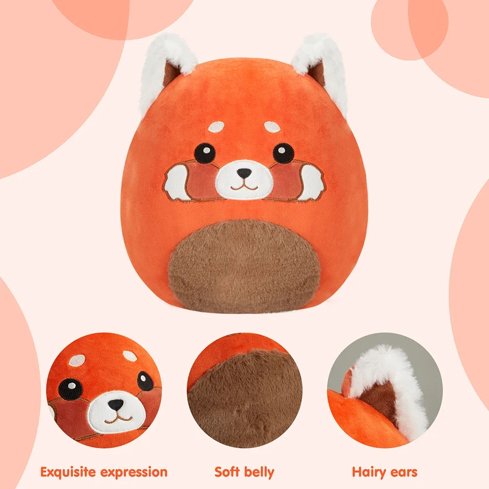 

33cm Red Lesser Panda Plush Dolls Stuffed Animals Sleeping Pillows Panda Doll Creative Toys Children Cute Birthday for Gifts