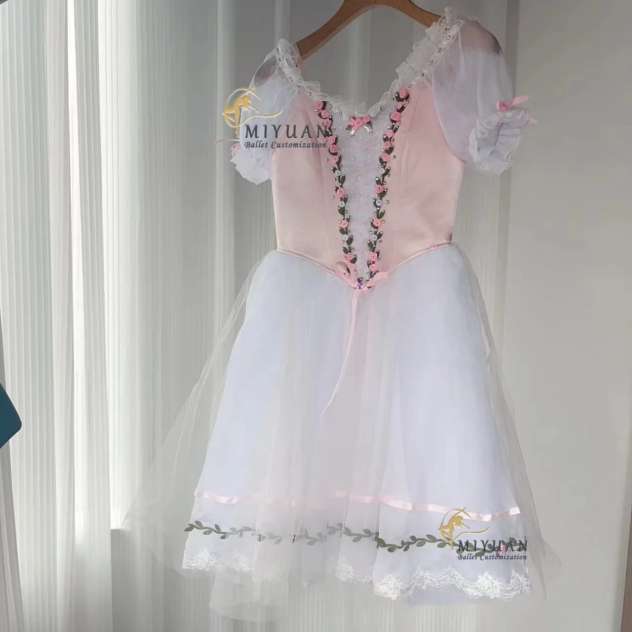 2024 latest new Giselle tutu for adults and children pink professional high-end customized non-lockable daughter Gopelia tutu