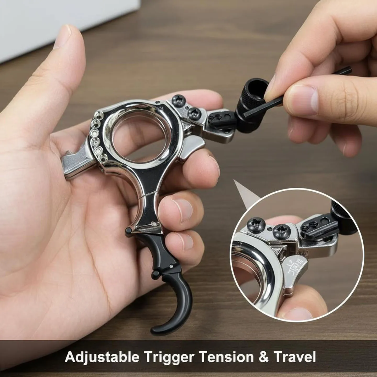Abyss V3 Copper Compound Bow Release 3/4 Finger Interchange Grip Brass Metal Trigger Archery Hunting Bow Accessory