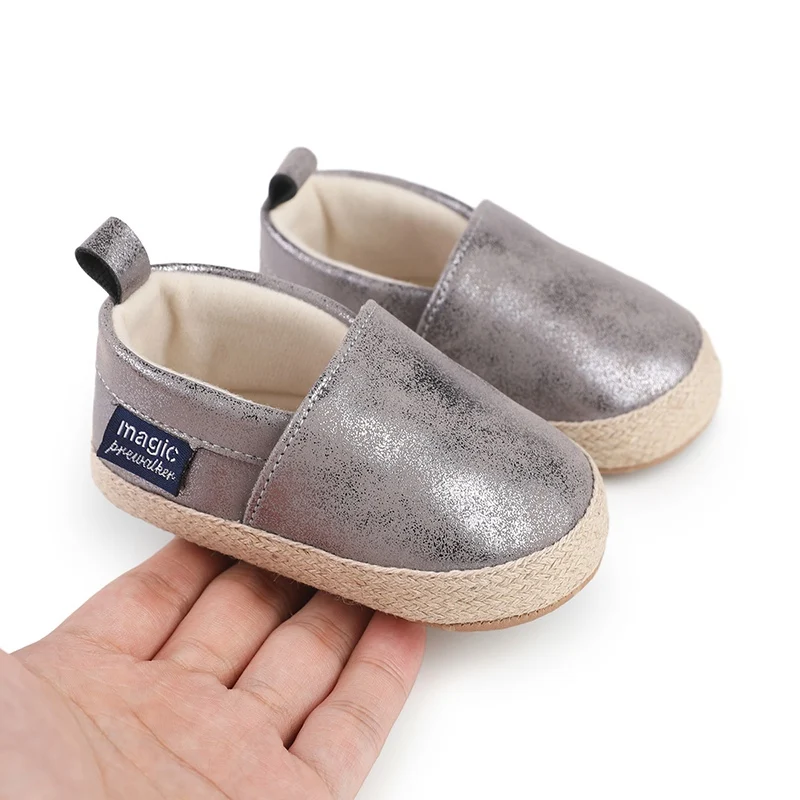 Spring Autumn Baby Shoes Boys Girls Walking Shoes Leather Rubber Sole Anti-slip Toddler First Walkers Infant Casual Shoes