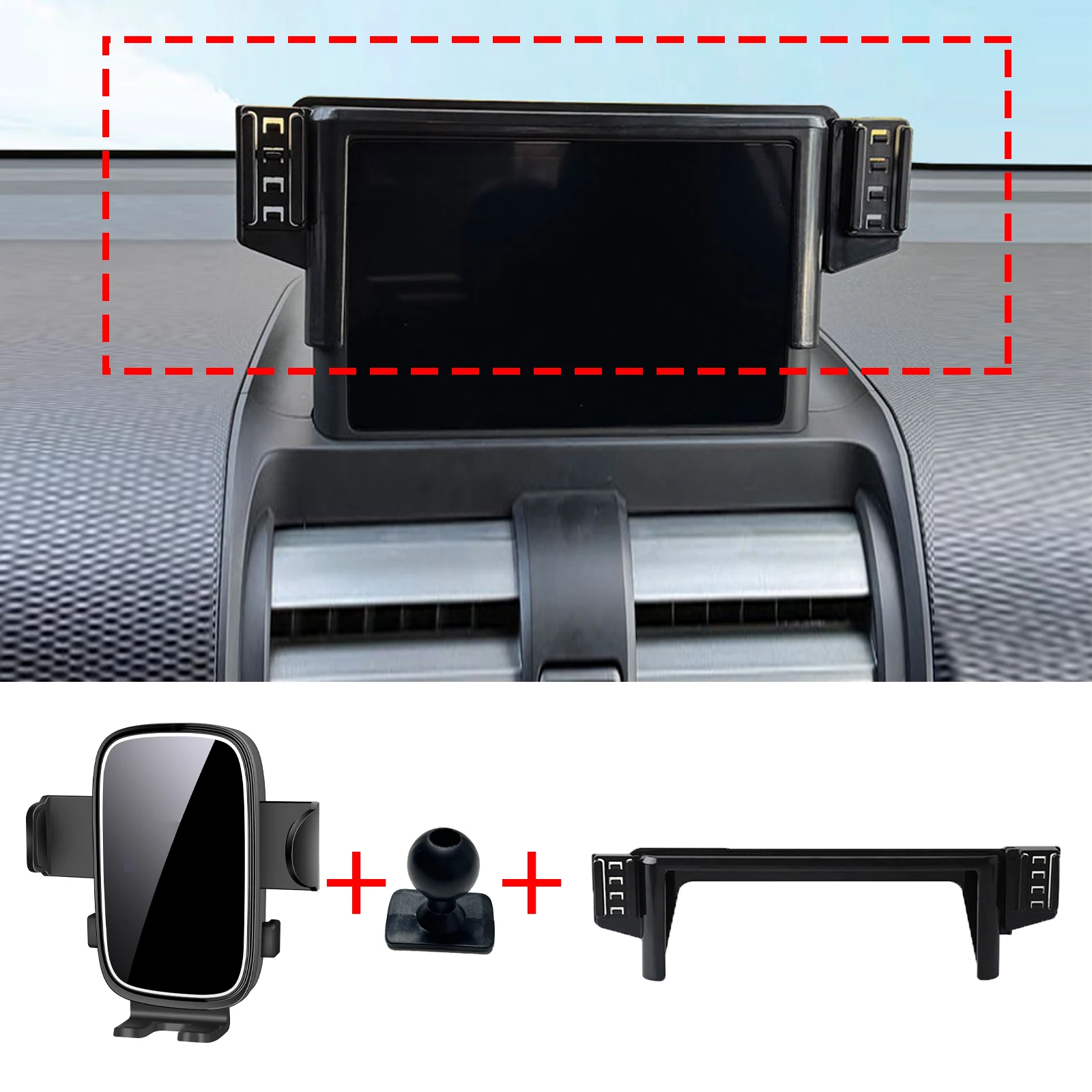 

for Hyundai CASPER (8inch) AX1 2021 2022-2024 ​​Specific Dashboard Navigation Phone Holder Mount Design Car​​ accessoires