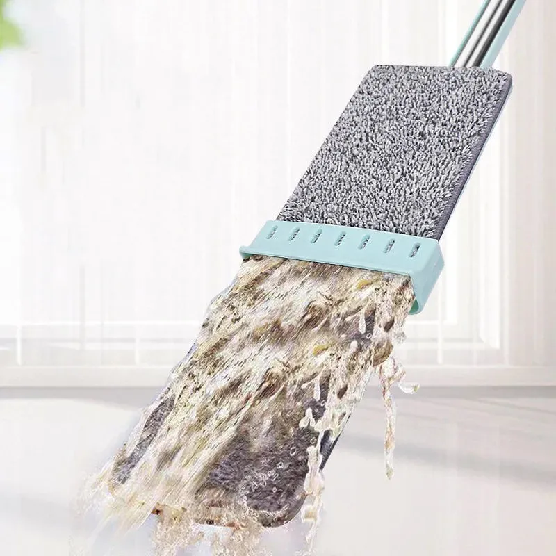 Squeeze Wring Mop Wash for Floor Tile Cleaning Tool Lazy Wiper Kitchen Wet Help Wonderlife  Sliding Type Trapeadores De Pisos