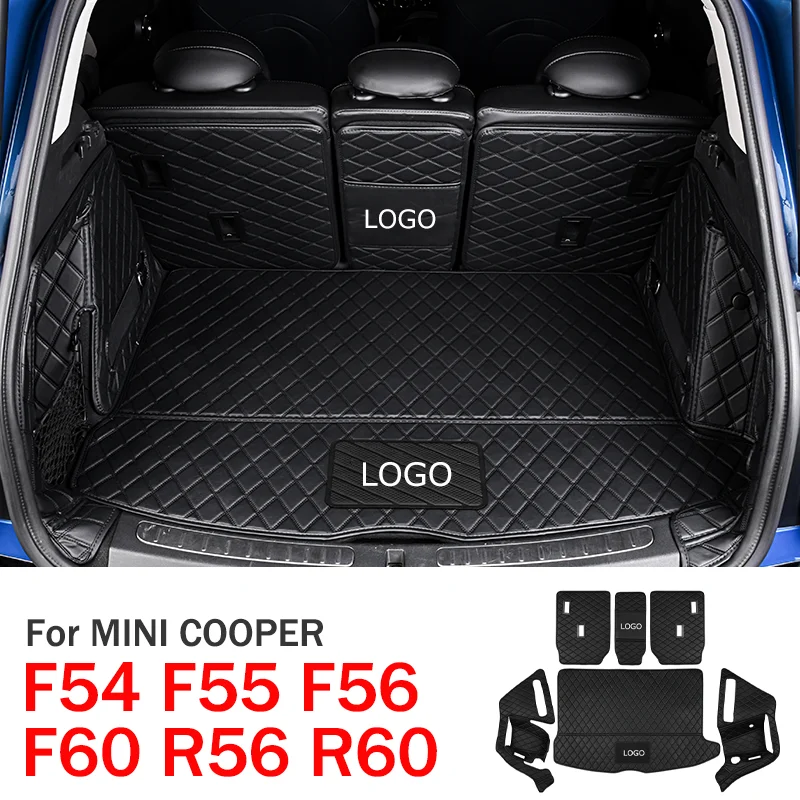 For MINI COOPER F54 F55 F56 F60 R56 R60 Clubman Countryman Full Set Car Rear Trunk Protection Cushion