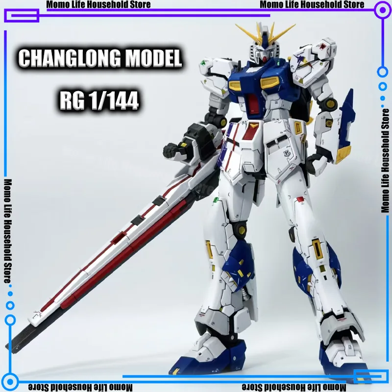 

New CHANGLONG RG 1/144 RX-93ff ν Fukuoka Assembly Model Kits Plastic skeleton Anime Action Figure Robot Plastic Model Toys