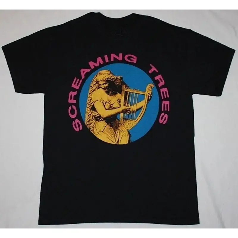 Vtg Screaming Trees Band Heavy Cotton Black Full Size  T shirt