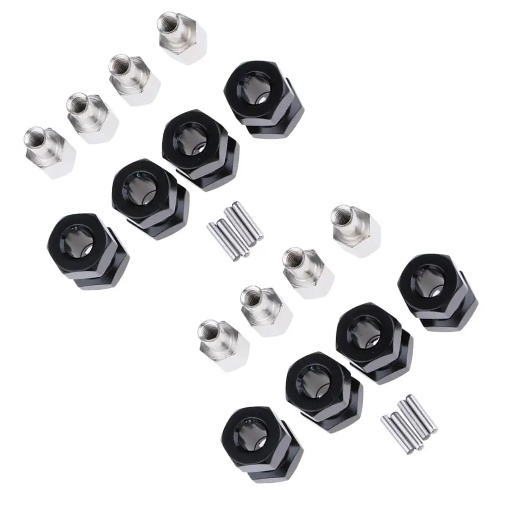 8x 12mm Wheel hub 15mm Extension Adapter for AXIAL SCX10 D90