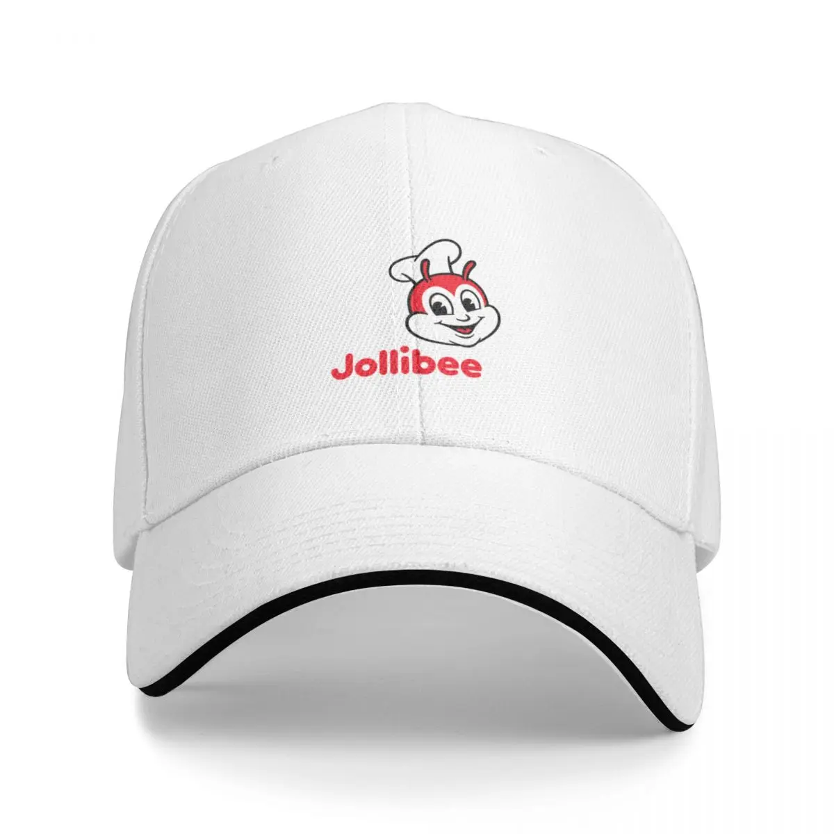 Copy of white jollibee logo Bucket Hat Baseball Cap trucker hat Golf wear cap men's Women's